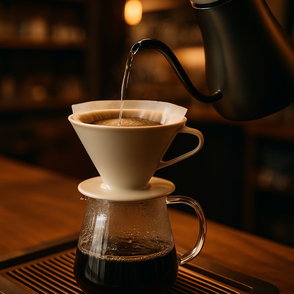 Pour-over brewing